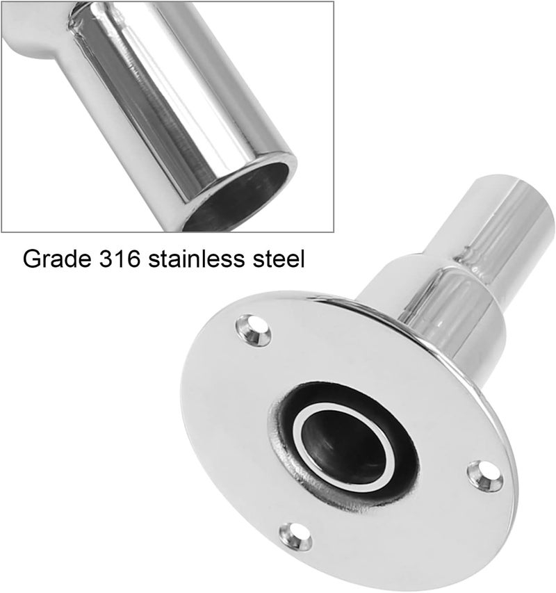 Anxingo 316 stainless steel thru hull/ex-haust fitting 24mm Tube Pipe Socket Hardware For Webasto Eberspacher (Straight) - Image 4